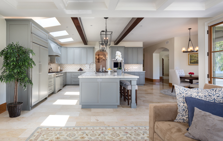 Transitional Kitchen Interior Design Photography – Palos Verdes Estates ...